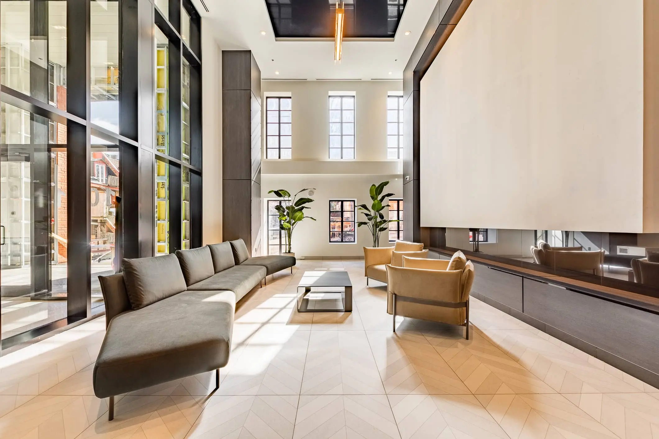Le George apartments for rent downtown Montreal- lobby 2 Vues d_ensemble by Kptur 45
